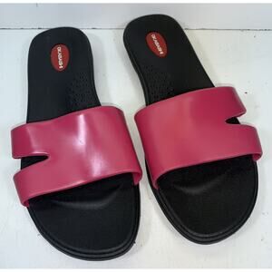 Women's Okabashi Everday Pink Slide Sandals Size Large
